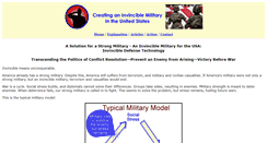 Desktop Screenshot of invinciblemilitary.org