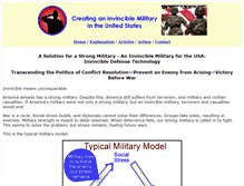 Tablet Screenshot of invinciblemilitary.org